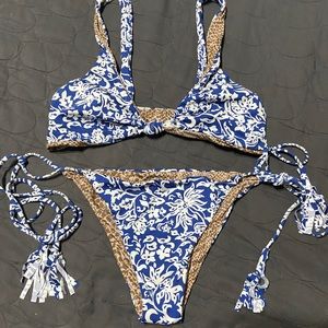 ($180 on V) Blue Batik Set